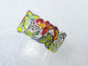 エナメル・クリスタル　指輪(21号)